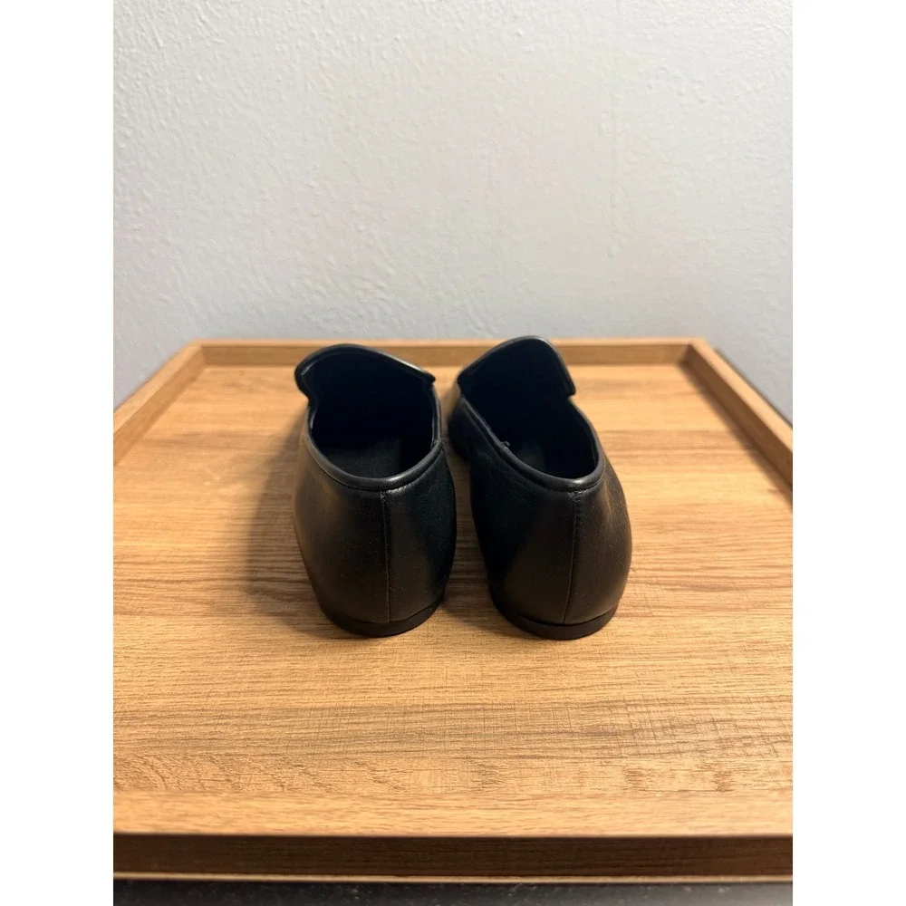 Everlane The Day Loafer Black Italian Nappa Leather Womens 7
